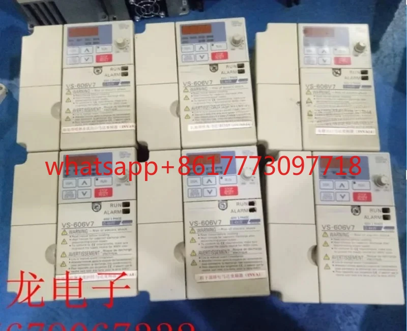 Dismantling frequency converter CIMR-V7AT40P4 0.4KW 380V spot quality assurance second-hand dismantling