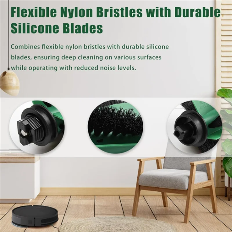 YCOC-2 قطعة فرشاة الأسطوانة ل رومبا Q0120 Y0140 Q0520 Q011 Y0110 جهاز آلي لتنظيف الأتربة رومبا Y & Q كومبو وVac سلسلة أساسية