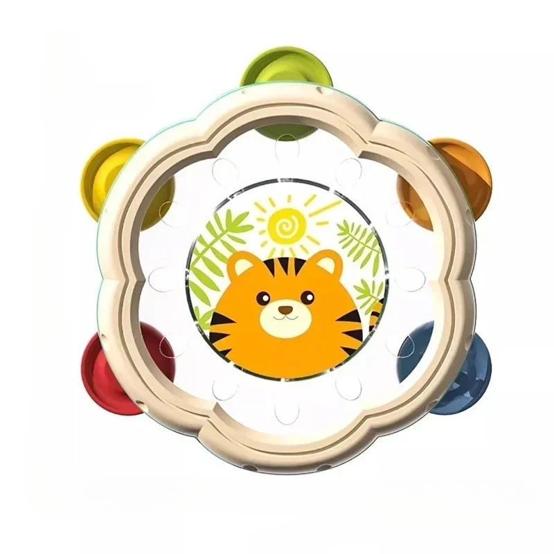 かわいい外観の子供用楽器ドラムおもちゃモンテッソーリ学習早期手の発達インタラクティブ音楽おもちゃ