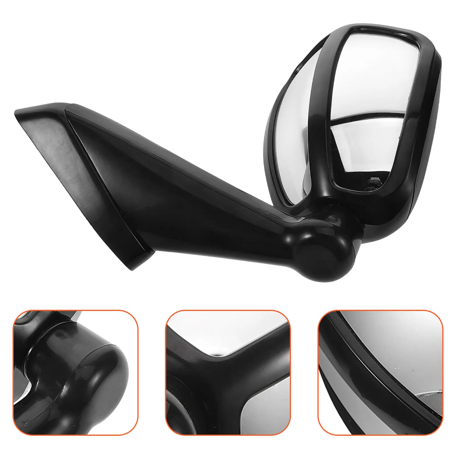 

Универсальное зеркало заднего вида для капота автомобиля, высококачественное, пластиковое, простое в установке, с широким углом обзора, мониторинг слепых зон