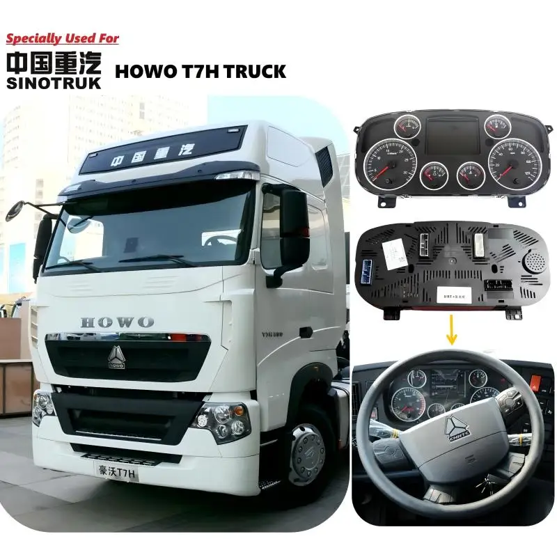 Original Quality Dashboard Assembly Specially Used For SINOTRUK HOWO T7H Truck WG9918581111 HOWO T7H Combination Instrument