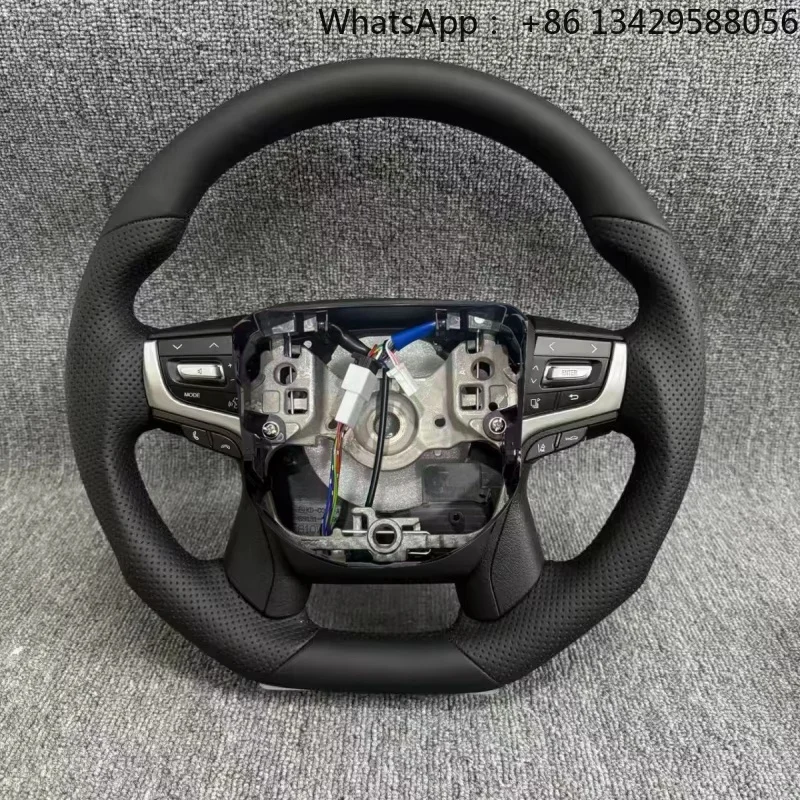 Modification Carbon Fiber Leather Steering Wheel for Toyota Corolla LC300 Hilux Fortuner Land Cruise GR Car Steering Wheel