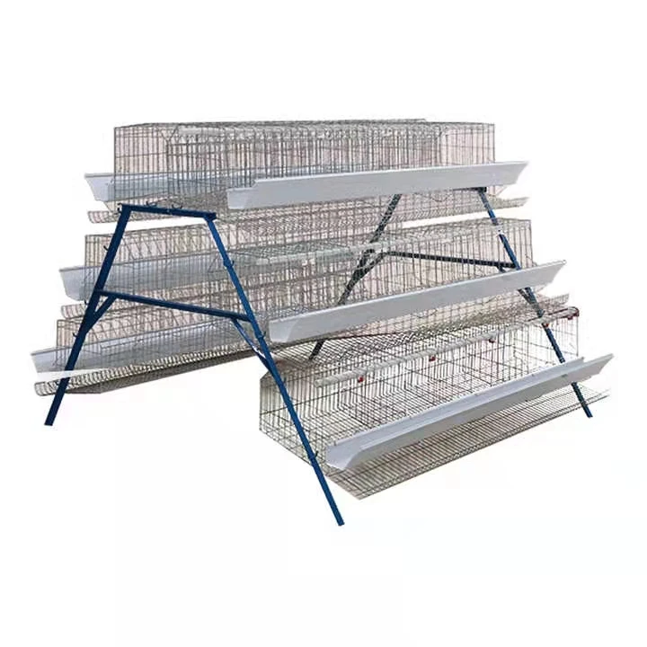 

N A Type 3 Tier 24 Cells Layer Chicken Cage High Quality