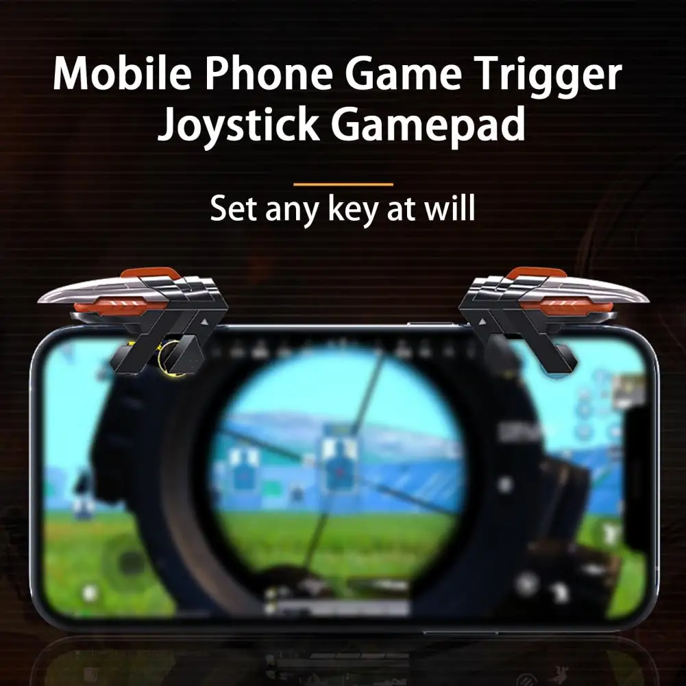 Практичный мобильный игровой контроллер Удобный сверхлегкий точный игровой контроллер Триггерные принадлежности для телефонов