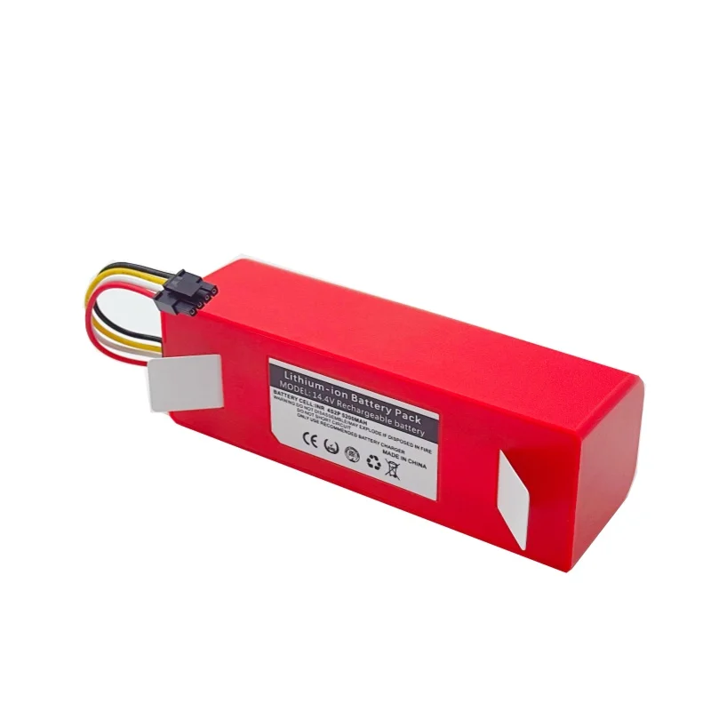 14.4V 5200mAh 6400mAh Rechargeable Lithium Battery Pack for Xiaomi Mijia Sweeping Robort  1 generation 1S  Stone S50 S51 S55 T6