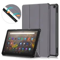 Funda para tabletas Amazon Fire HD 10 2023, funda plegable de cuero PU de plástico duro con soporte magnético para Fire HD10 HD 10 2023