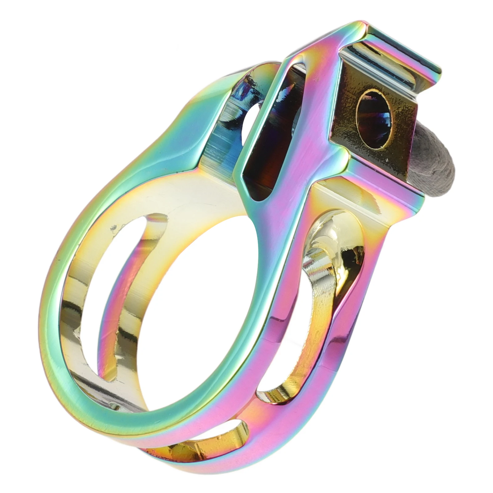 

Bike Clamp Ring Aluminum Alloy Bicycle Clamps for Mountain Road Bikes Screw Included Resistant Easy