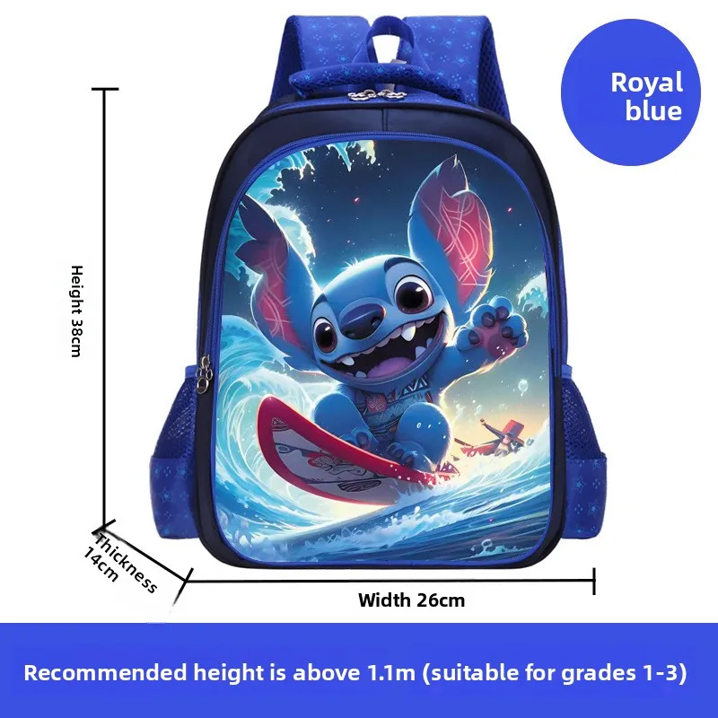 حقيبة ظهر فاخرة ذات سعة كبيرة من Disney Cartoon للفتيات والأطفال، لطيفة وخفيفة الوزن ومريحة للاستخدام اليومي في المدرسة