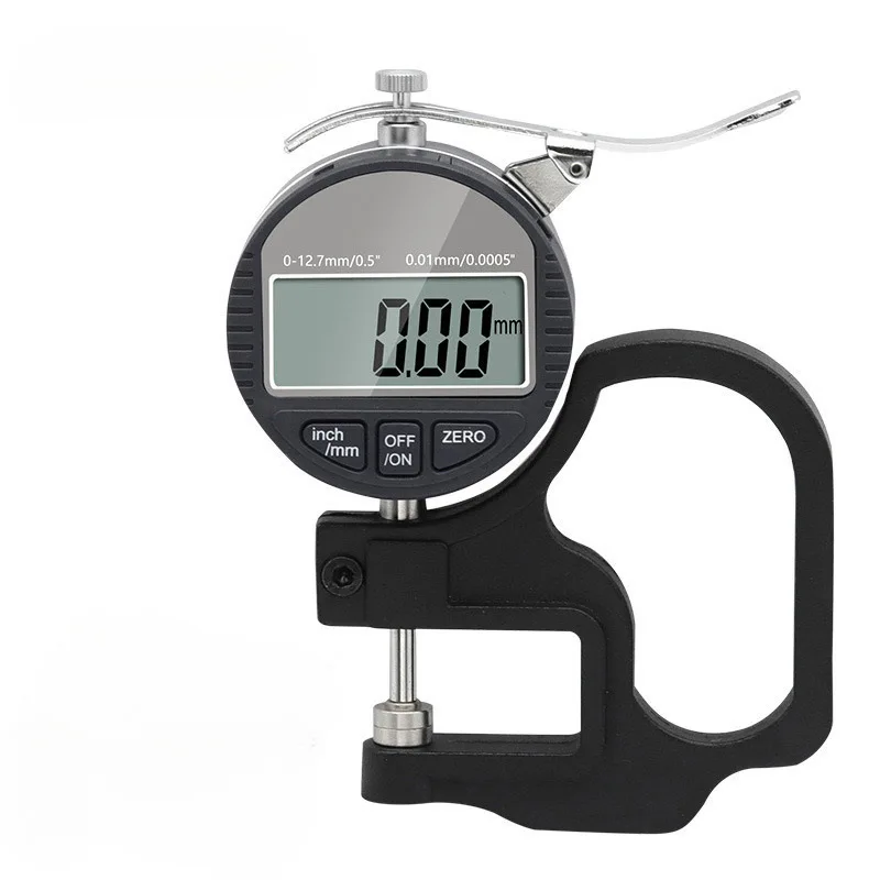 Thickness gauge High precision 0.001mm digital display thickness 100 thousand points Paper film Fabric tape thickness ruler