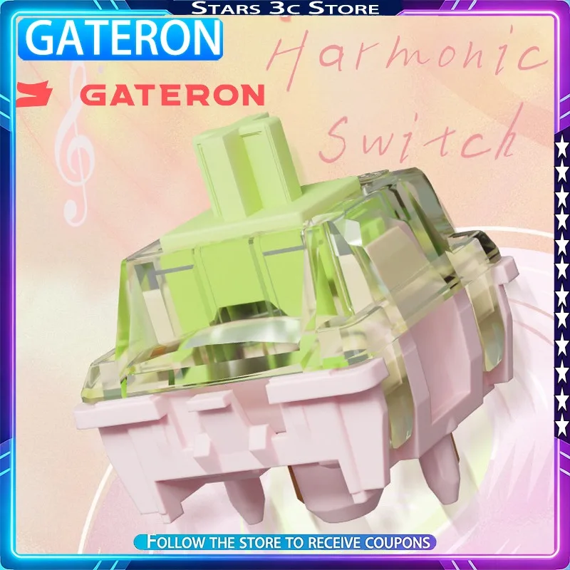 

Новые тактильные переключатели Gateron Harmonic Switch Clicky для кастомизированных механических клавиатур