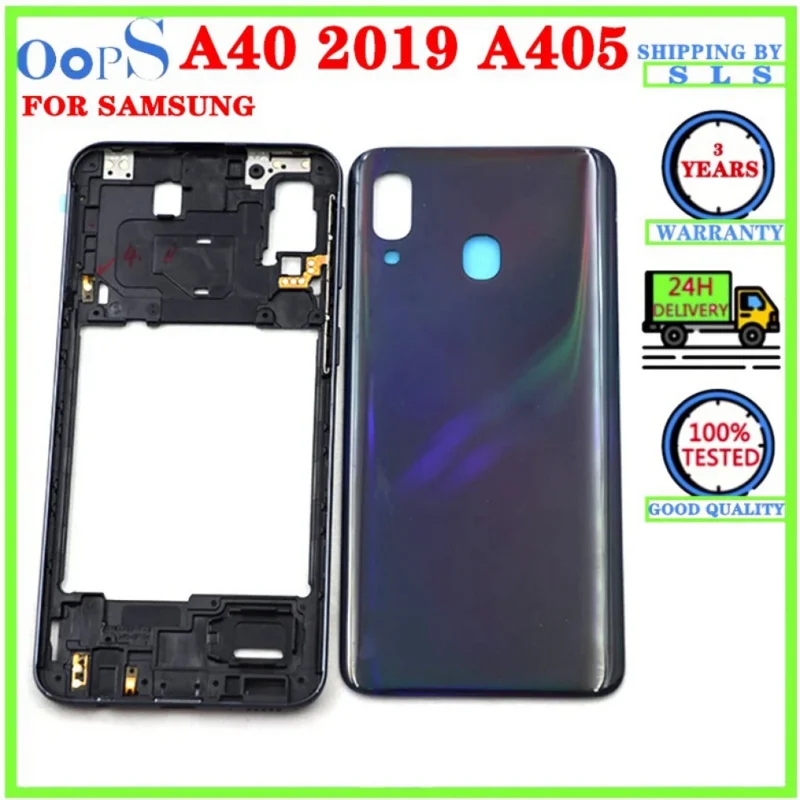 

Задняя крышка батарейного отсека для Samsung Galaxy A40 A405 SM-A405F A405DS A40 2019