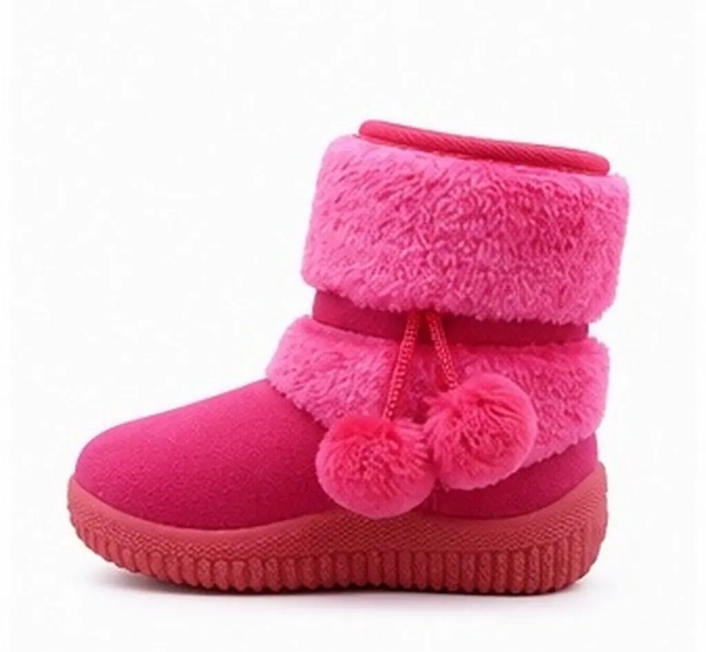 1Pair Baby Snowshoes Soft Sole Winter Prewalker Toddler Boots Warm Baby Boots Snowshoes for Toddlers Prewalker