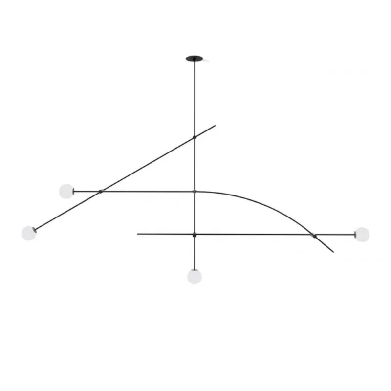 

LED pendant lamp Nordic Minimalist Design Glass Ball Creative Art Molecule Hall Living Room Restaurant Suspension Light