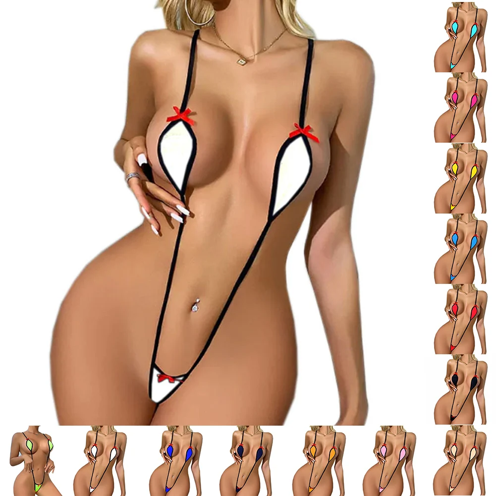 Tanga para mujer de elastano