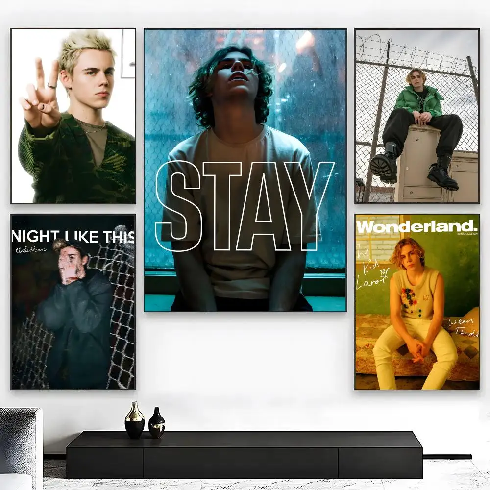 Rapper T-The Kid LAROI Poster High Quality Bedroom Living Room Aesthetic Wall Decoration Painting Stickers Gift