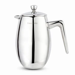 Easyworkz Nando French Press Double Wall Insulated Thermal Coffee Maker 304 Stainless Steel Cafetiere