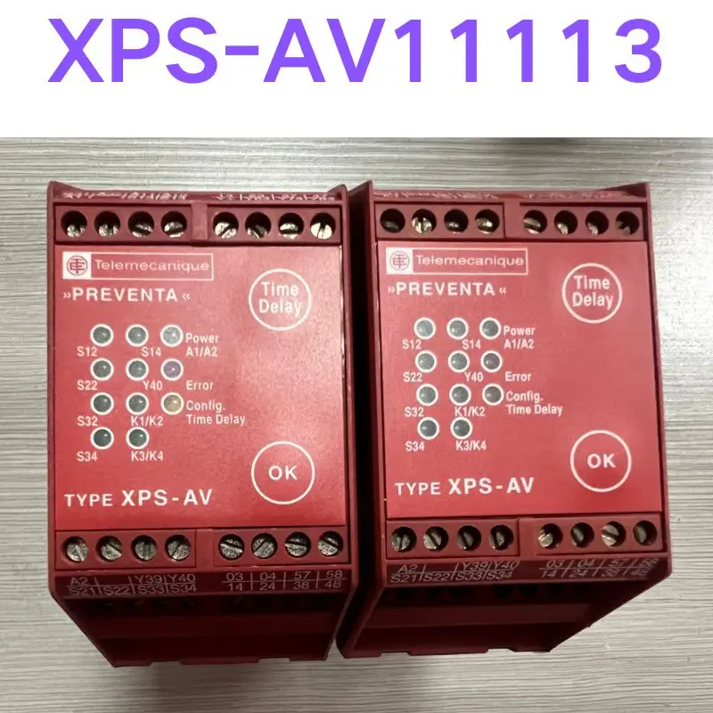 

Second-hand test OK XPS-AV11113 XPS-AV safety relay