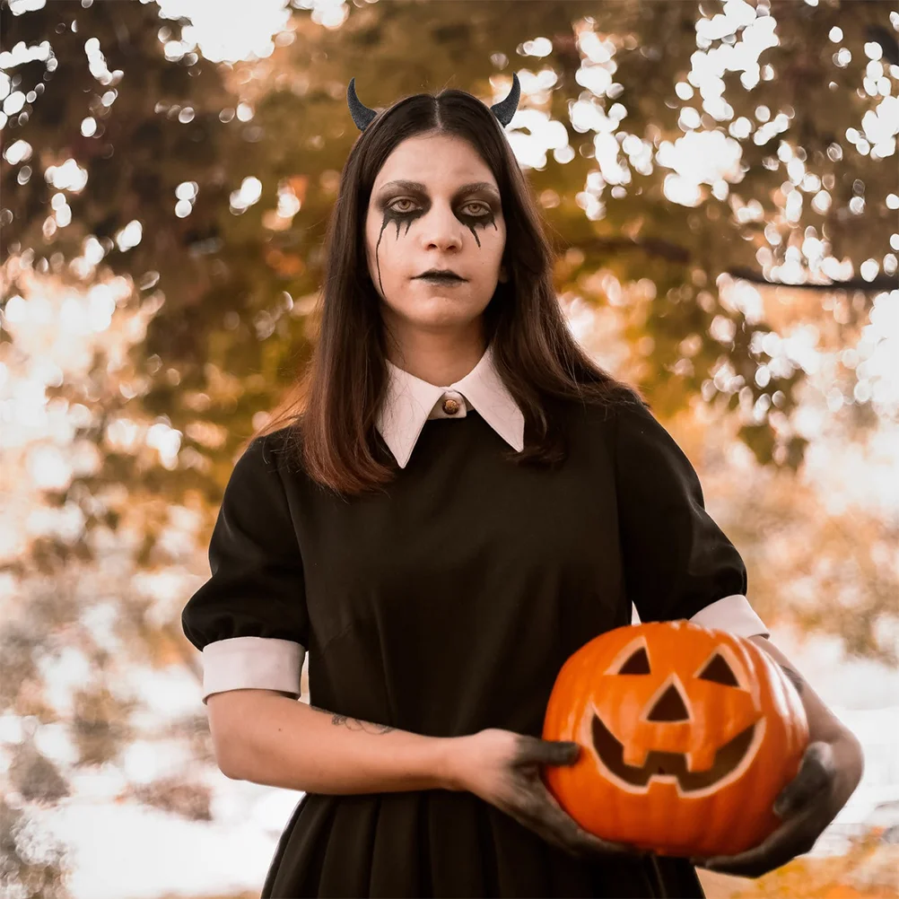 4 pinzas para el pelo de plátano, horquilla con cuerno, horquillas para mujer con pulpo de Halloween