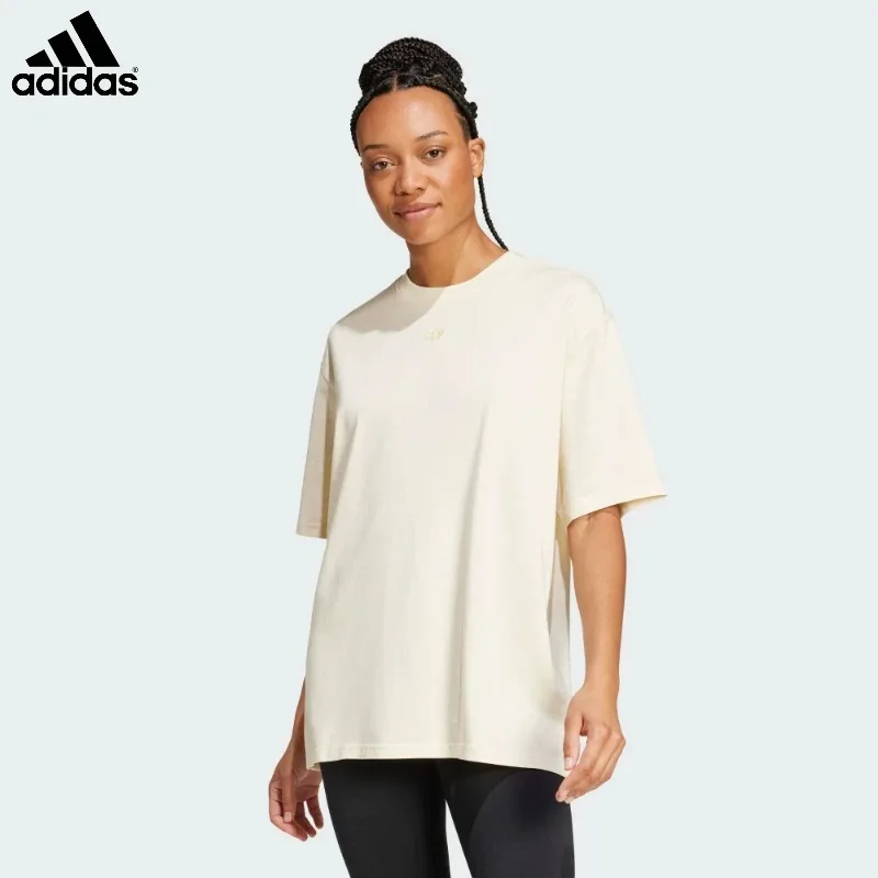 Adidas/Adidas short-sleeved genuine new summer cotton sports short-sleeved crew neck T-shirt JD0039