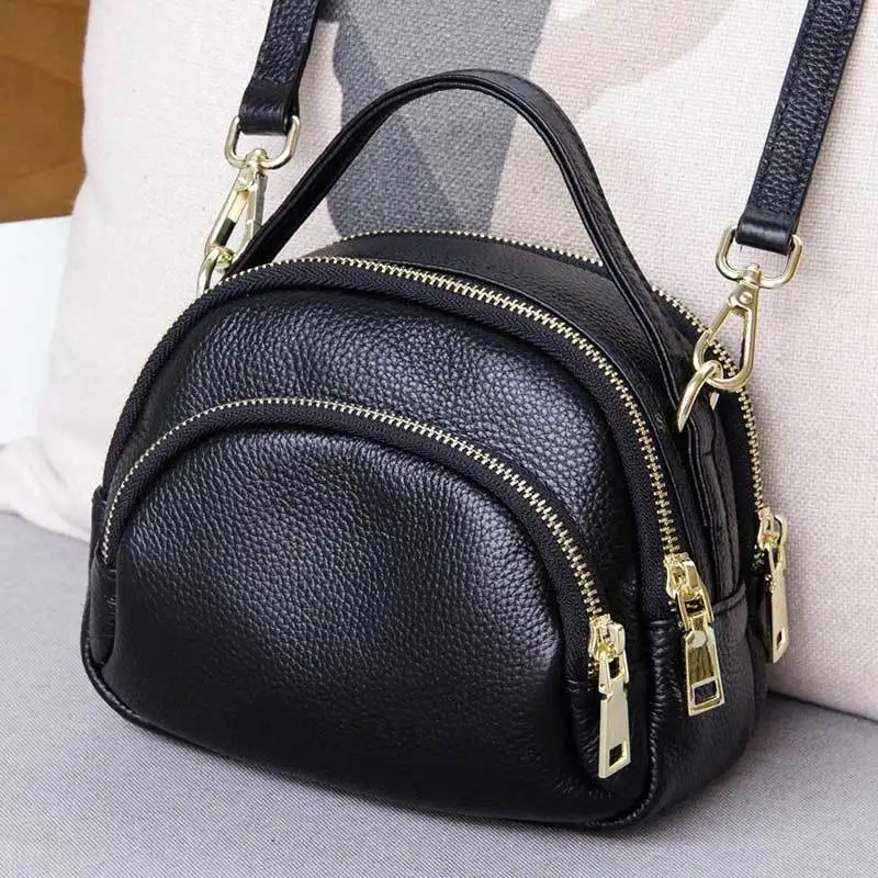 PU Leather Shoulder Bag Women Multi Pocket Fashion Crossbody for Women