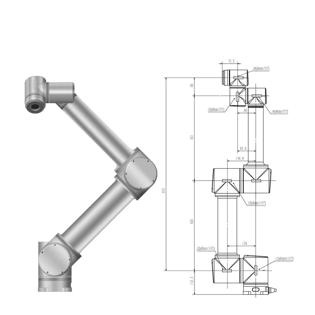 Micro robot harmonic drive strain wave gear gearbox rotary actuator