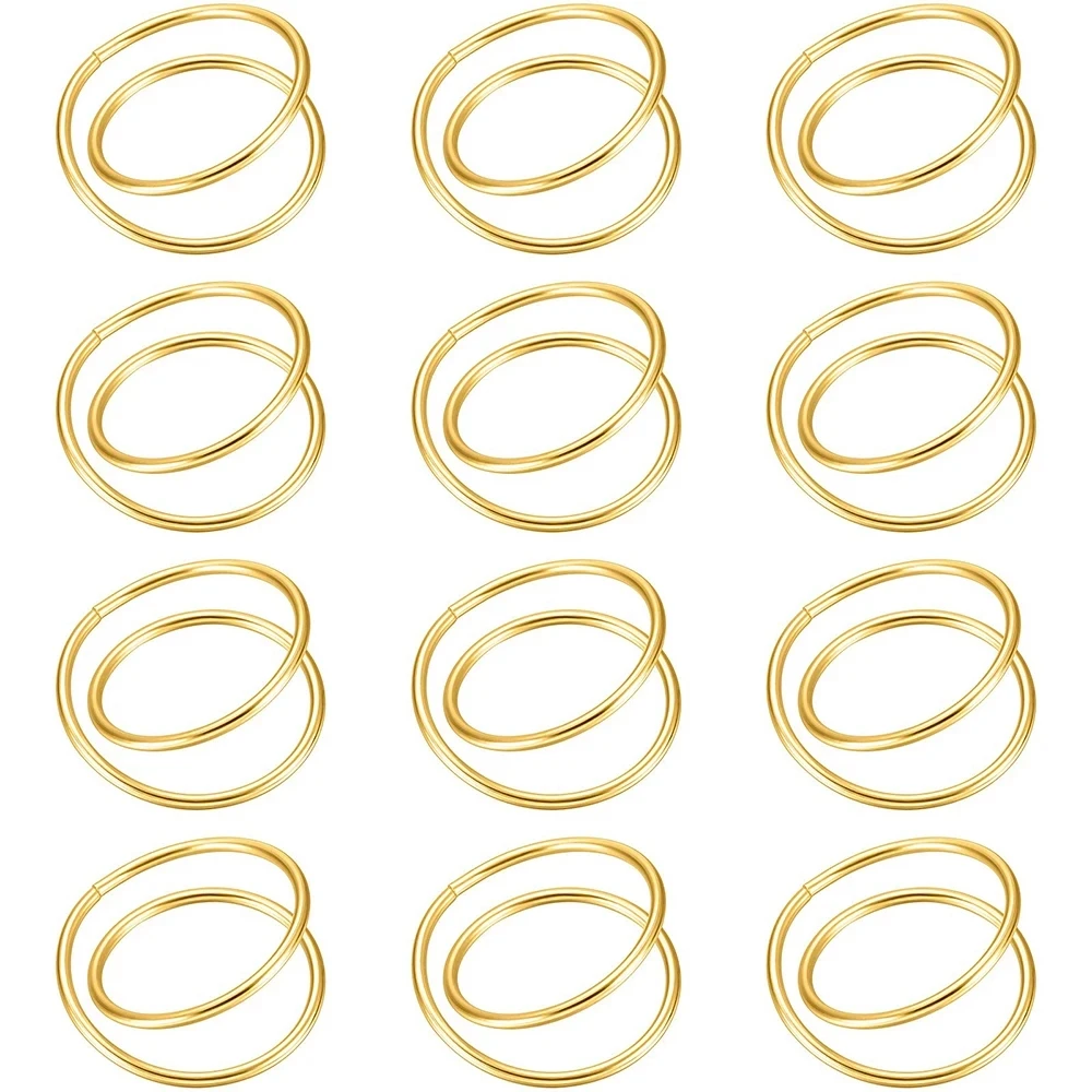 Exquisite Gold Napkin Ring Metal Napkin Rings for Wedding Party Dinner Hotel Table Decoration Napkins Holder