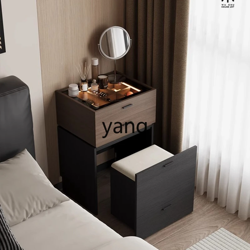 

TGF Italian minimalist dresser bedroom small clamshell bedside storage cabinet makeup table