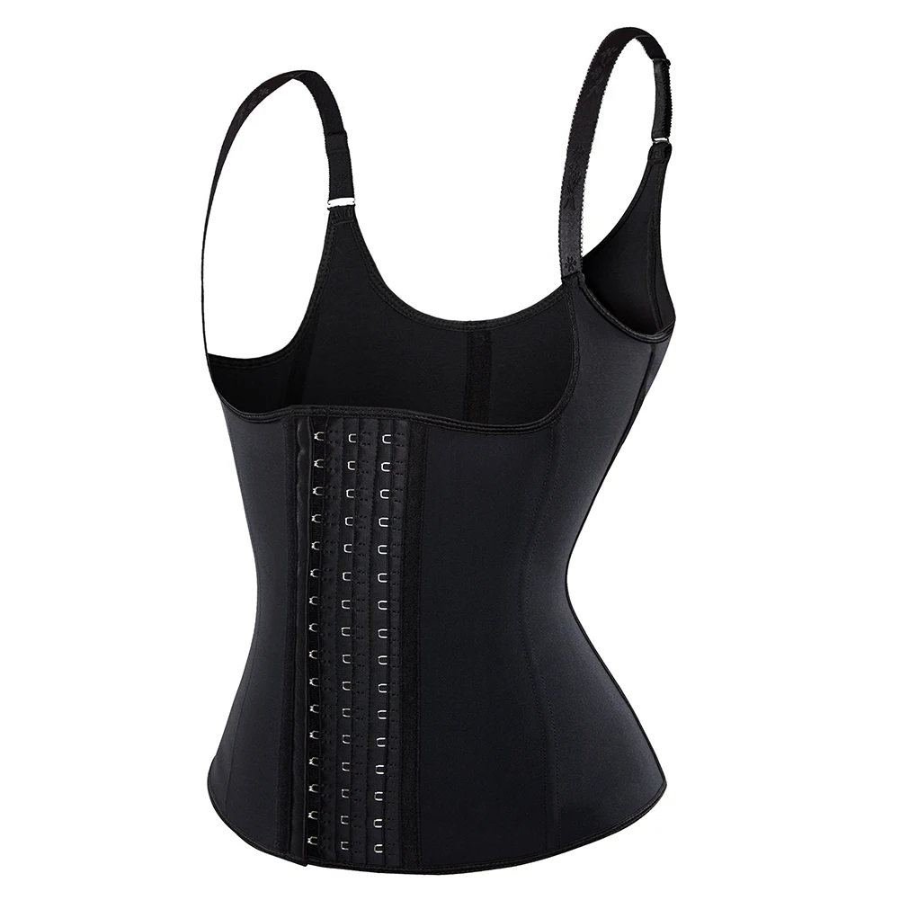 Corset 9 Steel Bones Latex Vest Waist Trainer Orthopedic Korset Slimming Belt Modeling Strap Shapers