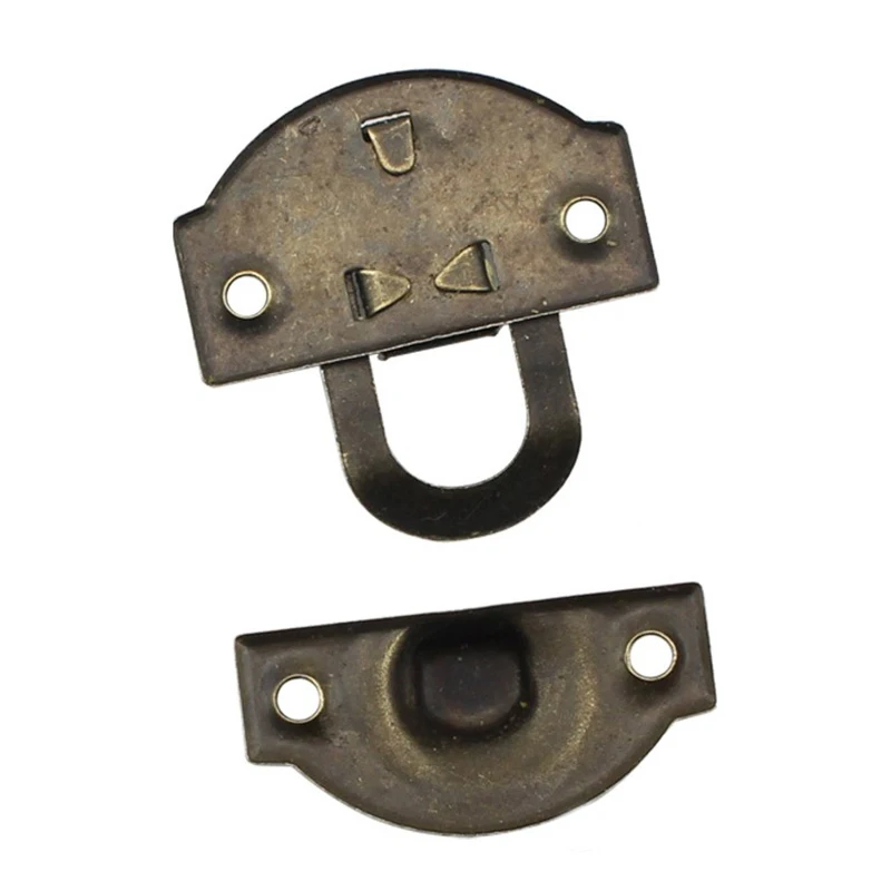 10Pcs chiusure antiche con chiusura in ferro chiusure per portagioie fibbia per valigia fibbia con fibbia chiusura a Clip chiusura per scatola di vino in legno