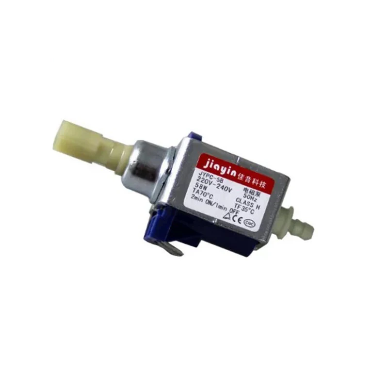 1pcs	JYPC-5B Jiayin electromagnetic pump kitchen sofa car washing machine 220V water pump suitable for Delong coffee machine