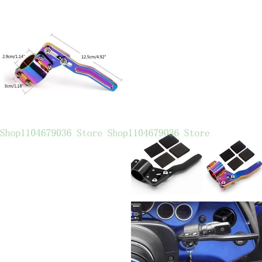 

652F Universal Steering Wheel Turn Lever Position Up Turn Rod Extension Extender Quick Dial Adjustable Lever