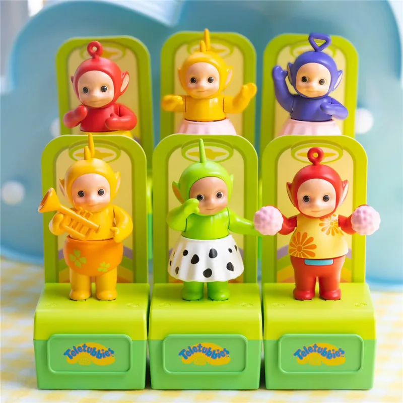 Cartoon Cute-Teletubbieses Party Series Anime Figures Dolls Laa-Laa Po Tinky Winky Dipsy Action Figure Toys Gifts for Kids Girls