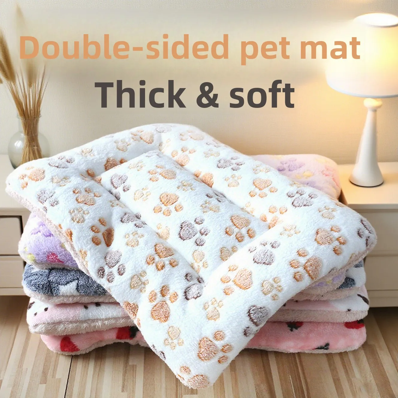 

Cross-border pet pad, cat litter, plush pet pad, winter warm kennel pet bed