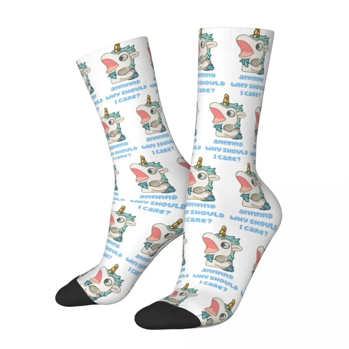 Unicorse Kiss Socks Harajuku Super Soft Stockings All Season Long Socks Accessories for Man's Woman's Gifts