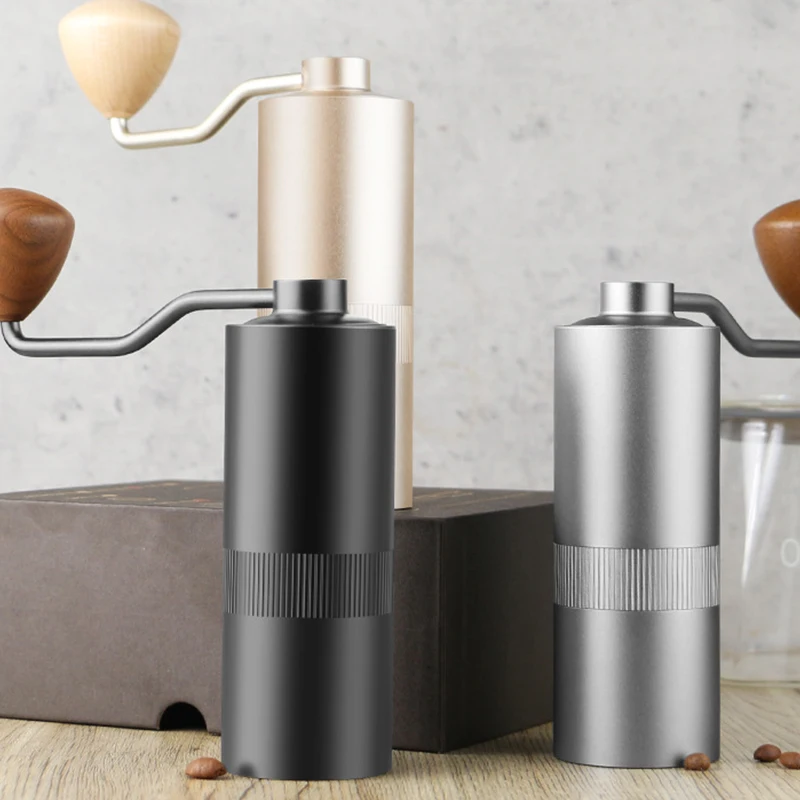 

Профессиональная модернизированная ручная кофемолка с ЧПУ из нержавеющей стали, регулируемая машина для измельчения кофейных зерен