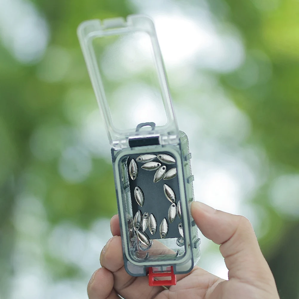 Expansível Pesca Tackle Box com função magnética, pesca Hardware Toolbox, acessórios luminosos