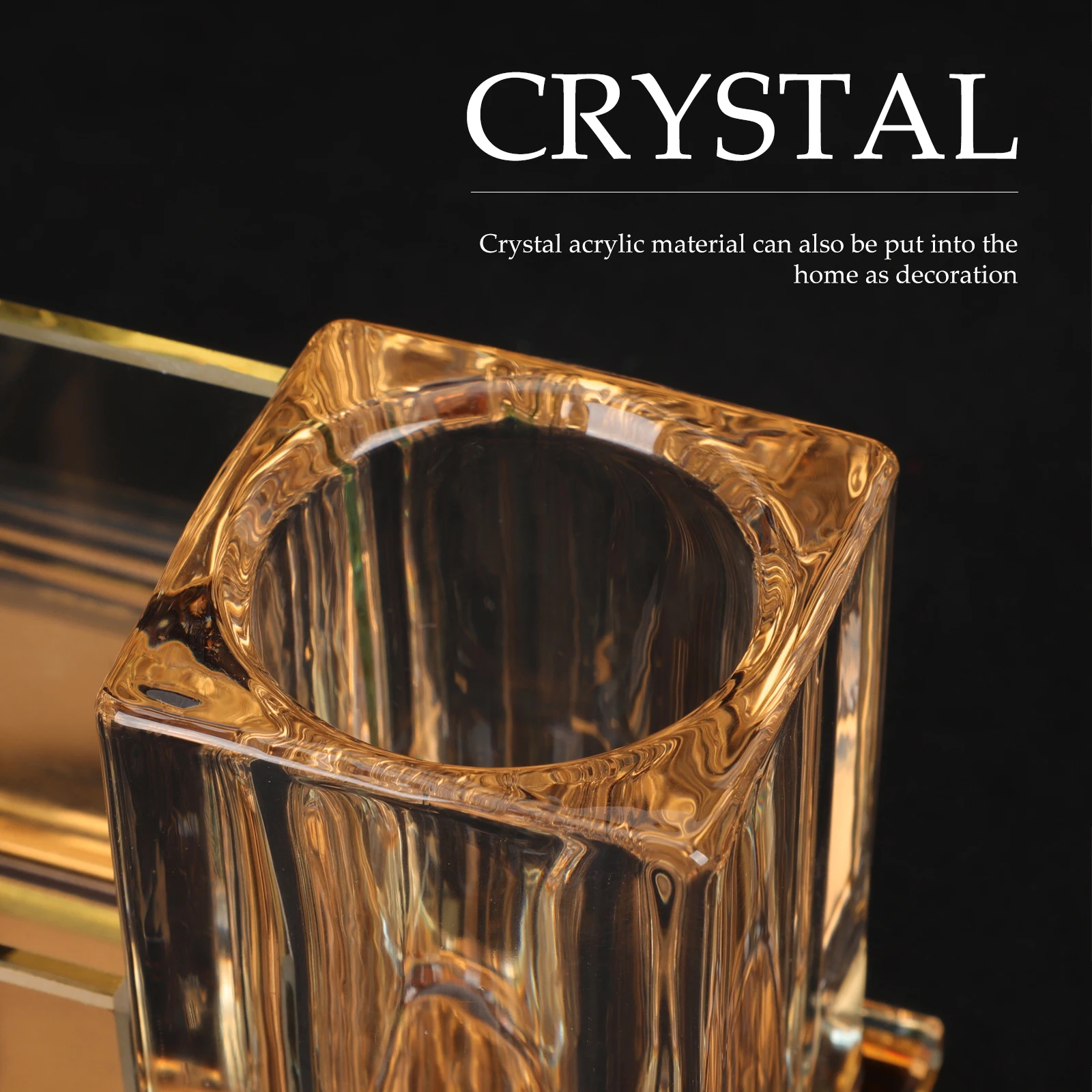 

Crystal Microphone Stand Acrylic Holder Clear Wireless Desktop Mount Stable Base for SM7B Pop Filter KTV Office Home Use