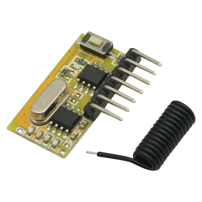 Receptor inalámbrico superheterodino RXC6, 433Mhz, PT2262, código estable para Arduino/AVR