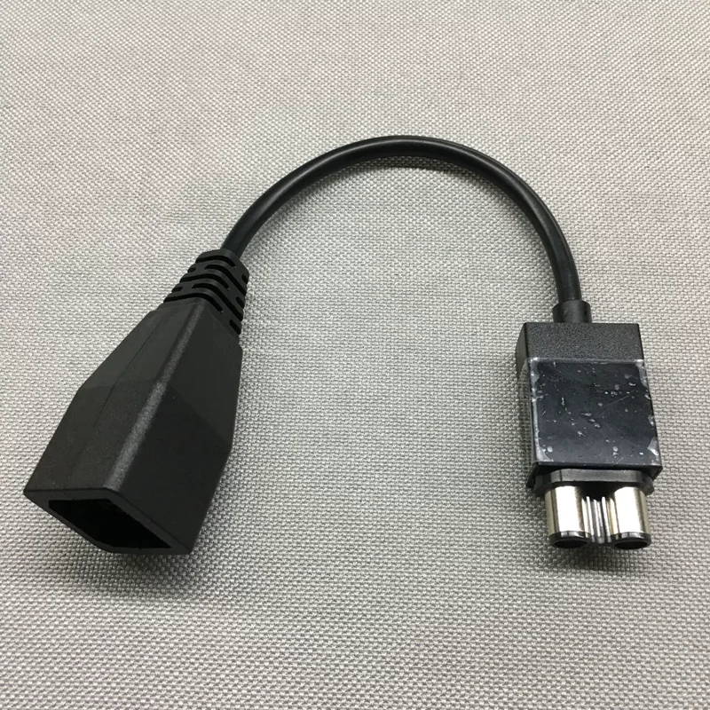 100 قطعة لمايكروسوفت اكس بوكس 360 إلى اكس بوكس سليم/واحد/E التيار المتناوب محول كابل محول كابل نقل