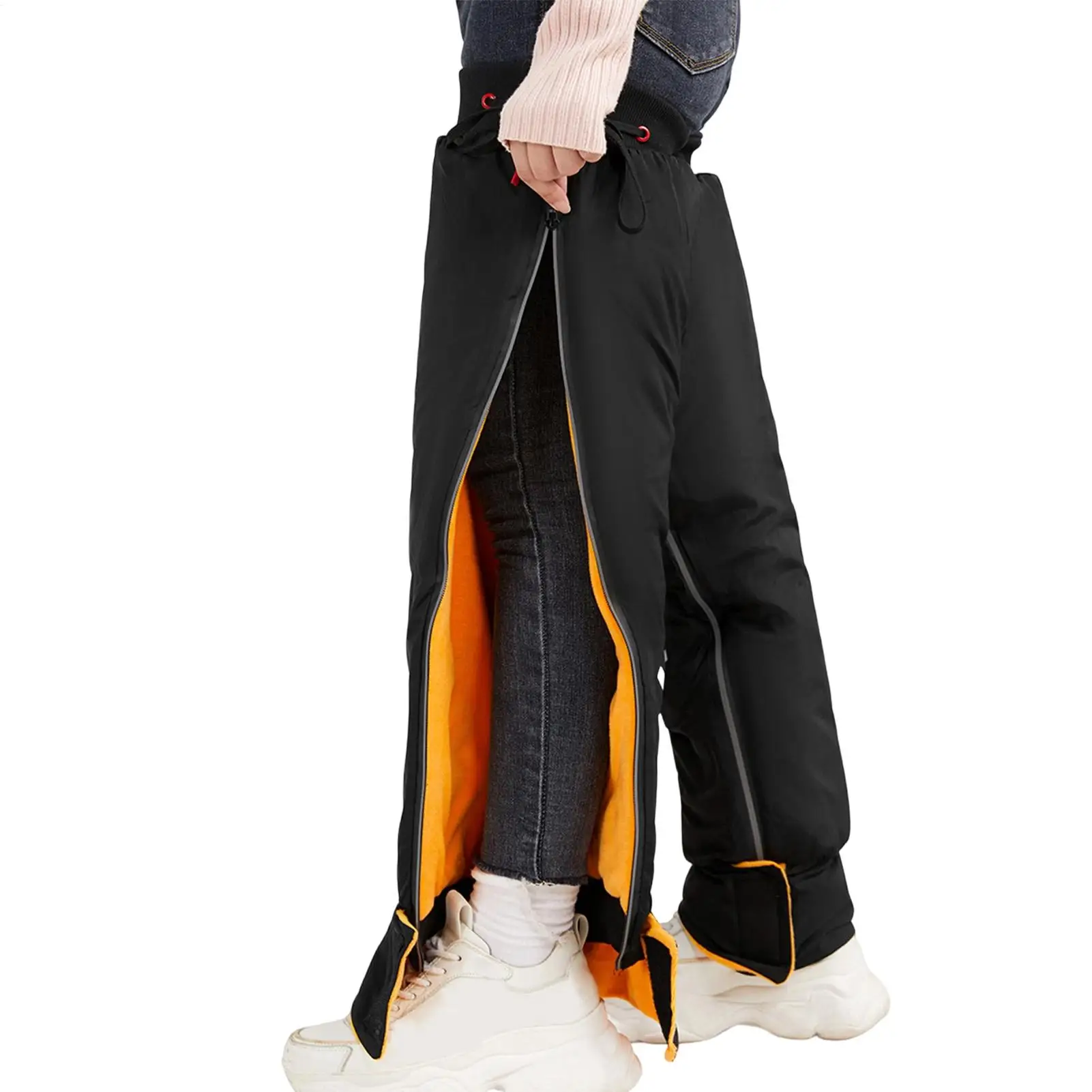 

Motorcycle Knee Pads Warm Leg Sleeves Windproof Leg Warmer For Mountain Trails Highway Riding Track Racing Motorcycle Training