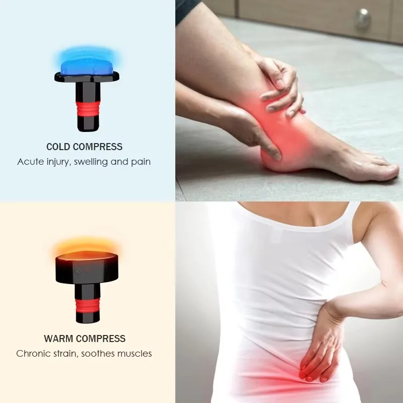 Heating Electric Body Muscle Relaxation Device Portable Comfort Massager With Storage Case