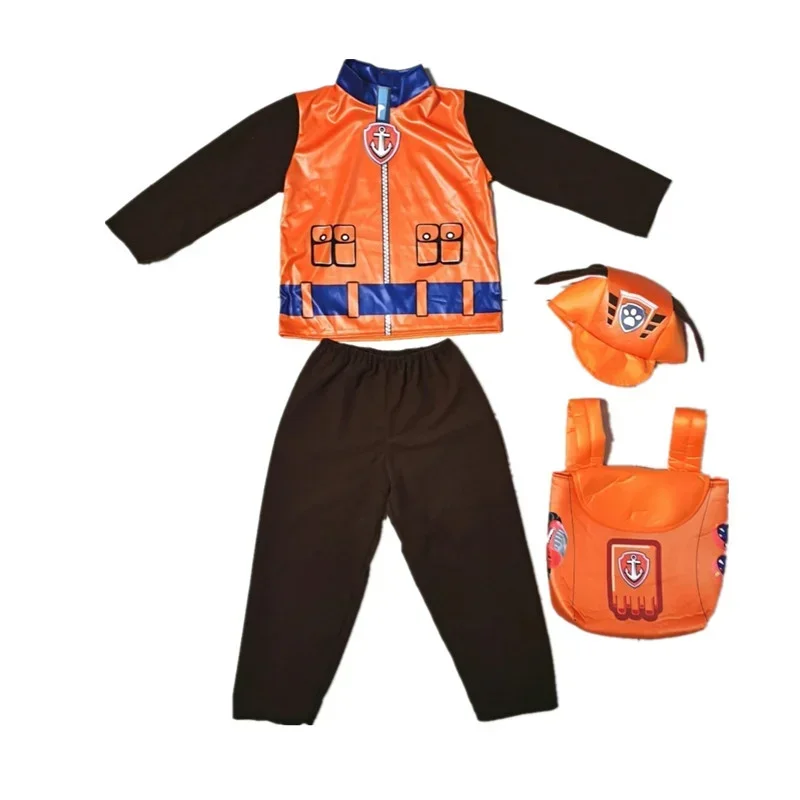 Paw Patrouilles Cosplay Cartoon Kostuum Kids Creatief Podium Performance Outfit Kostuum Chase Skye Verkleed Jongen Meisje Verja