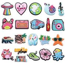 New Arrivals Sale Cute Cartoon Shoe Charms Pin for Croc Accessories DIY Shoe Wristband Decoration Kids Women Party X-mas Gifts