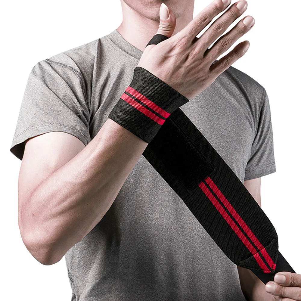 1PC Sports Wrist Guard Weightlifting Bandage Wristband Support Outdoor Fitness Body Building Wrist Wrap Bandage Hand Support
