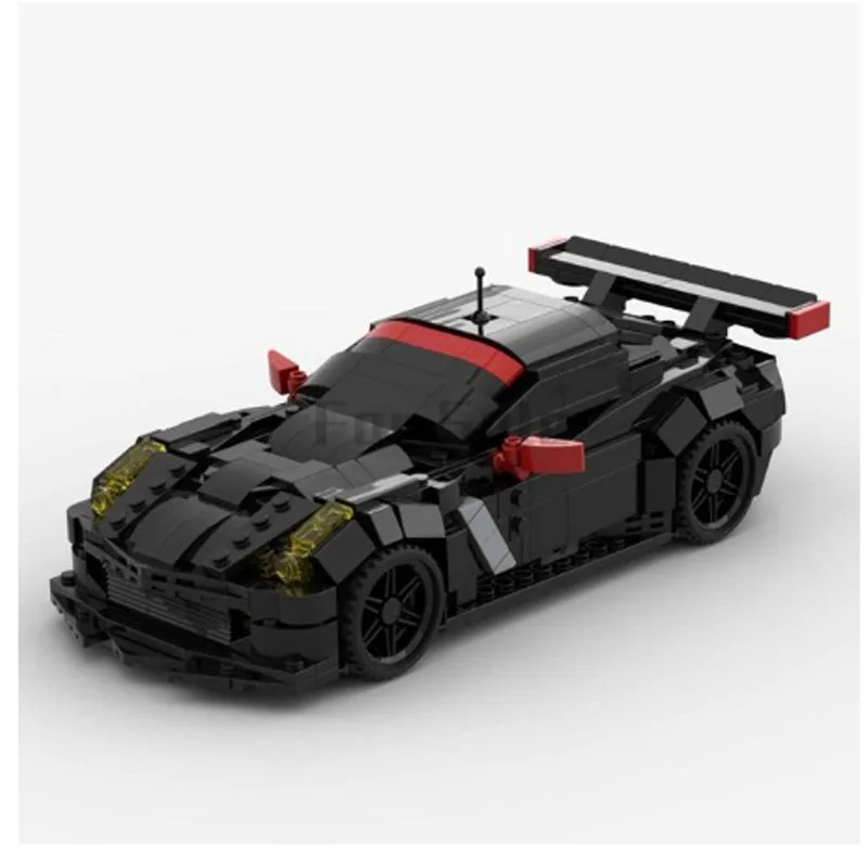 MOC-9368 Multiple Colors Small Super Racing C7 Racing Building Blocks Assembly Model • 687 Parts Adult Kids Toys Gift Gifts