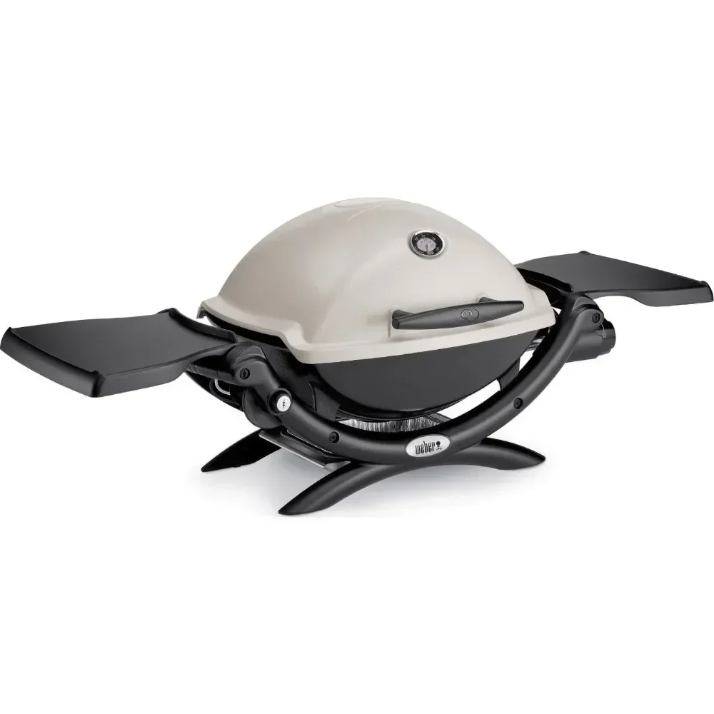 for Portable Grill Q1200 Liquid Propane Grill, Titanium, Outdoor Travel, Small Grill，BBQ