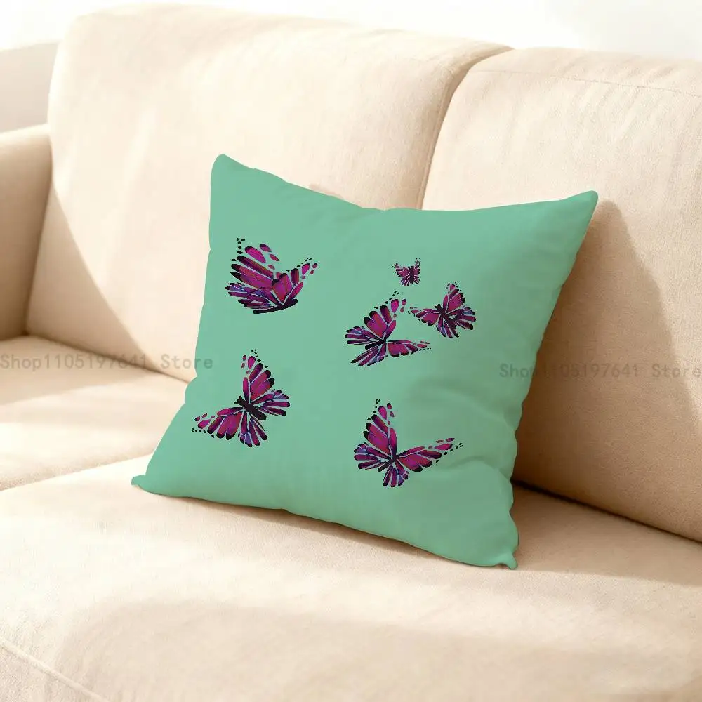 

Brainrot Meme Italian Brain Anime Celebrity Merchandise All-Match Printed Pillow Case Sofa Car Office Room Decoration Protector