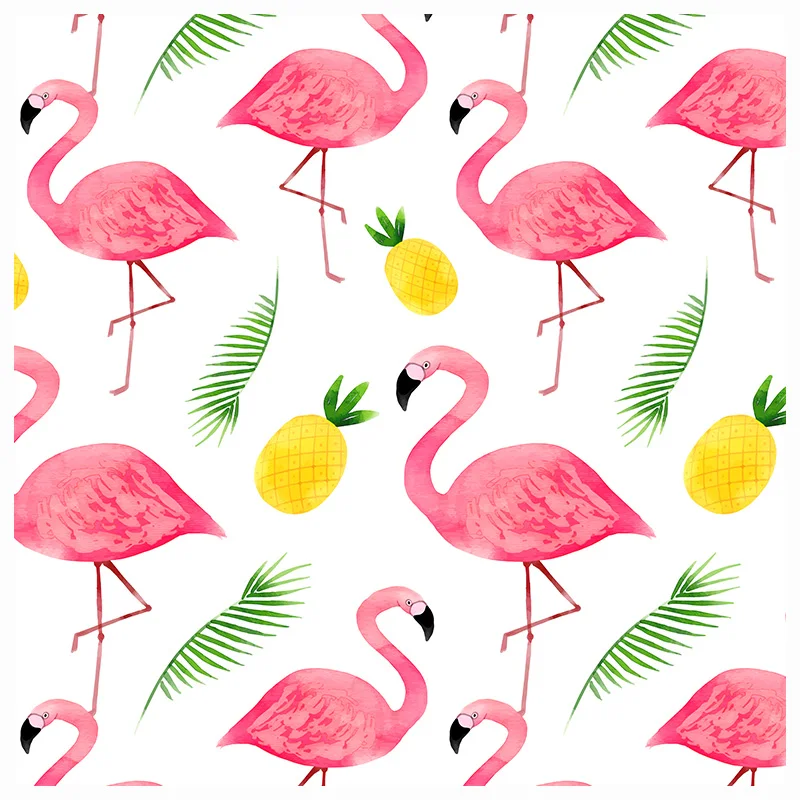 SHENGYONGBAO Landscape Flamingo Photography Backdrops Props Coconut Christmas Fairy Tale Theme Photo Studio Background  FF-02