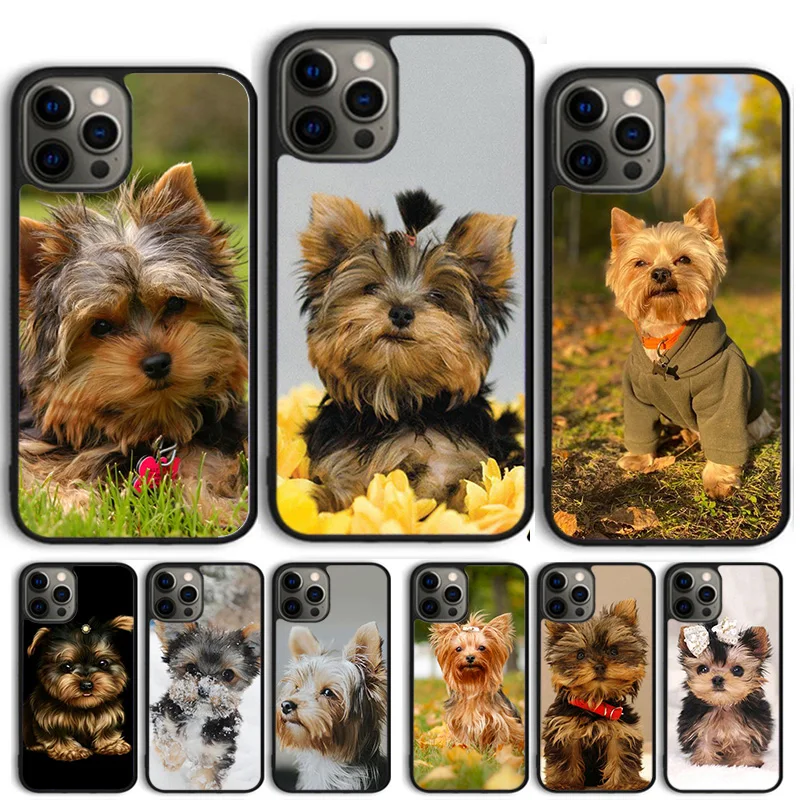 Yorkshire terrier dog Phone Case for iPhone 16 15 SE2020 6 7 8 Plus for Apple 13 11 12 14 Mini Pro Max Cover coque fundas