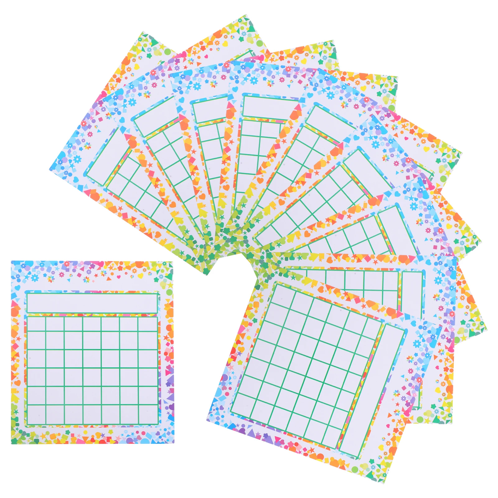 

50 Card Behavior Chart for Classroom Kids Pocket Preschool Reward Chore Sticker Teaching Materials
